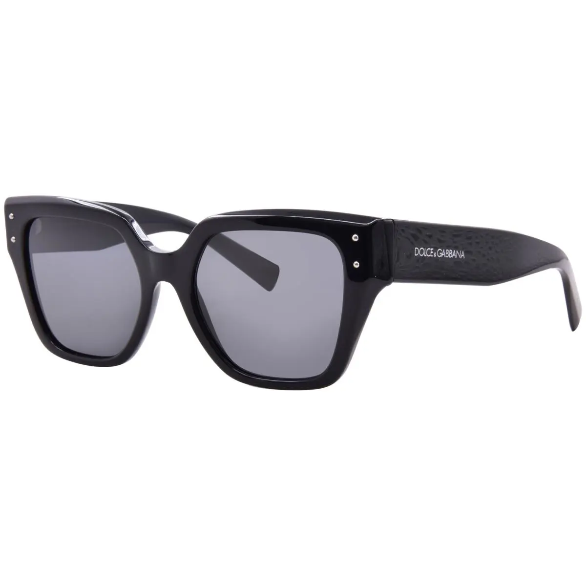 Dolce Gabbana DG4471 501/87 Sunglasses Women`s Black/grey Square Shape 52mm