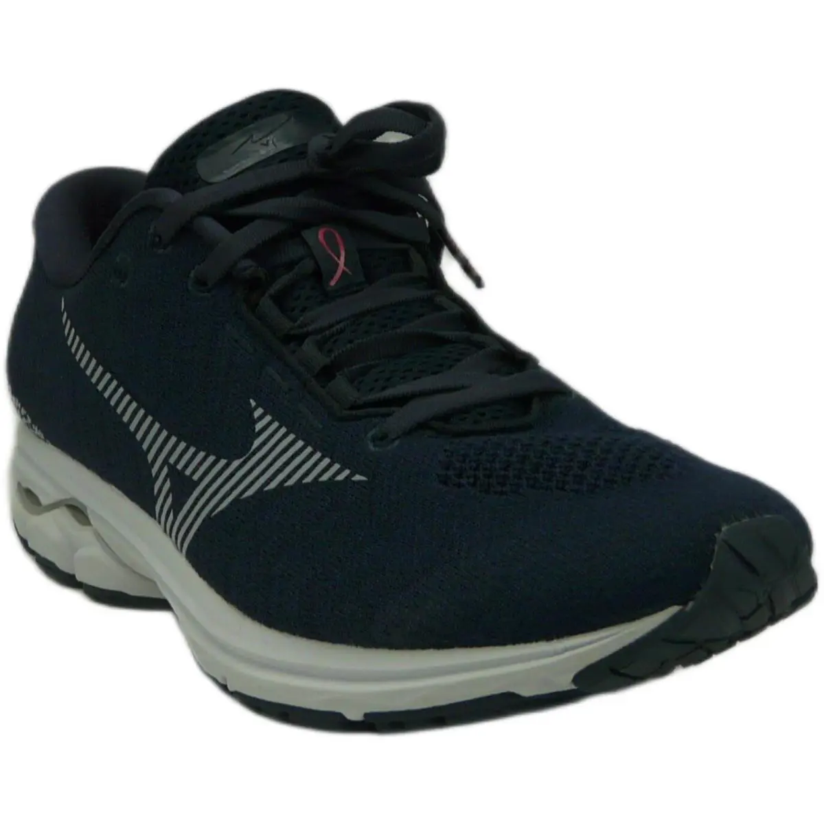 Mizuno Wave Rider Waveknit 3 Men`s Patriot Blue Highrise Black US 10 - Blue