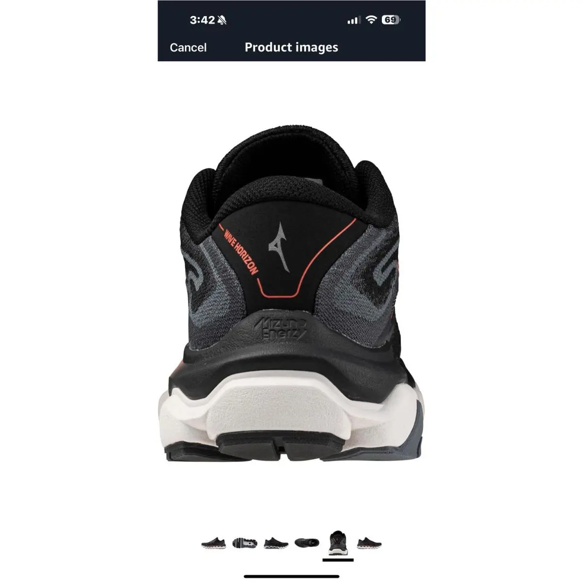 Mizuno shoes - Mizuno Wave Horizon 7 - Wave Horizon - Black 3