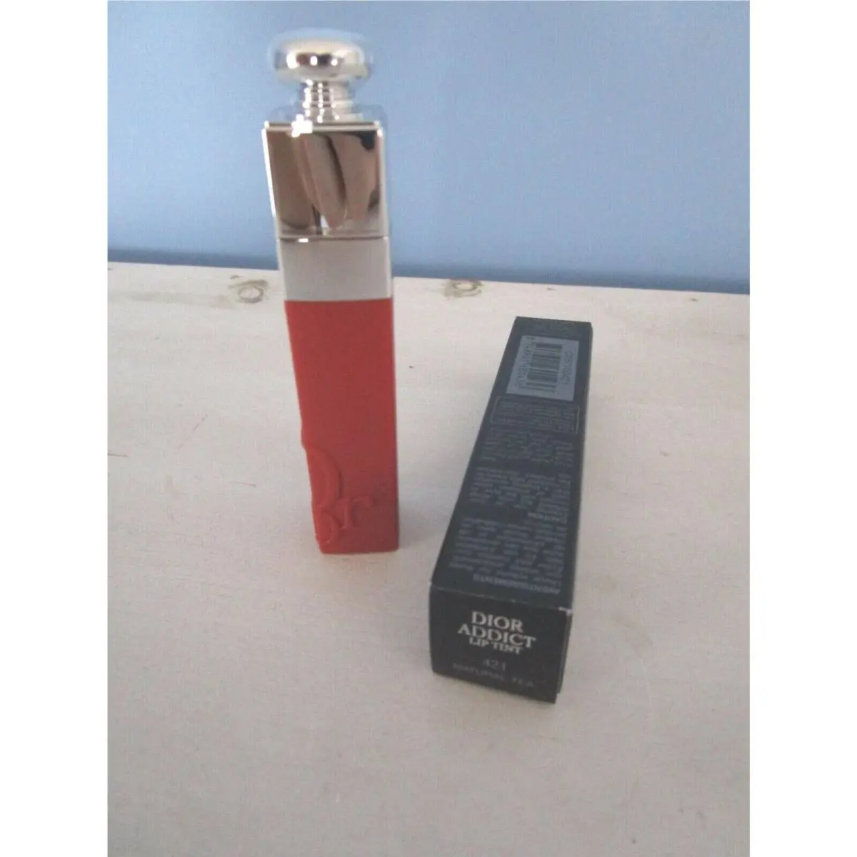 Christian  Addict Lip Tint Long Wear Lipstick Pick 1 421 Natural Tea by Dior