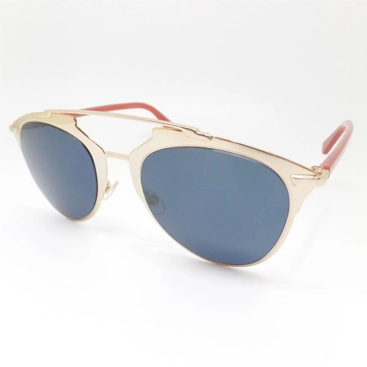 Christian Dior Reflected Tuzku Gold Brown Blue Sunglasses