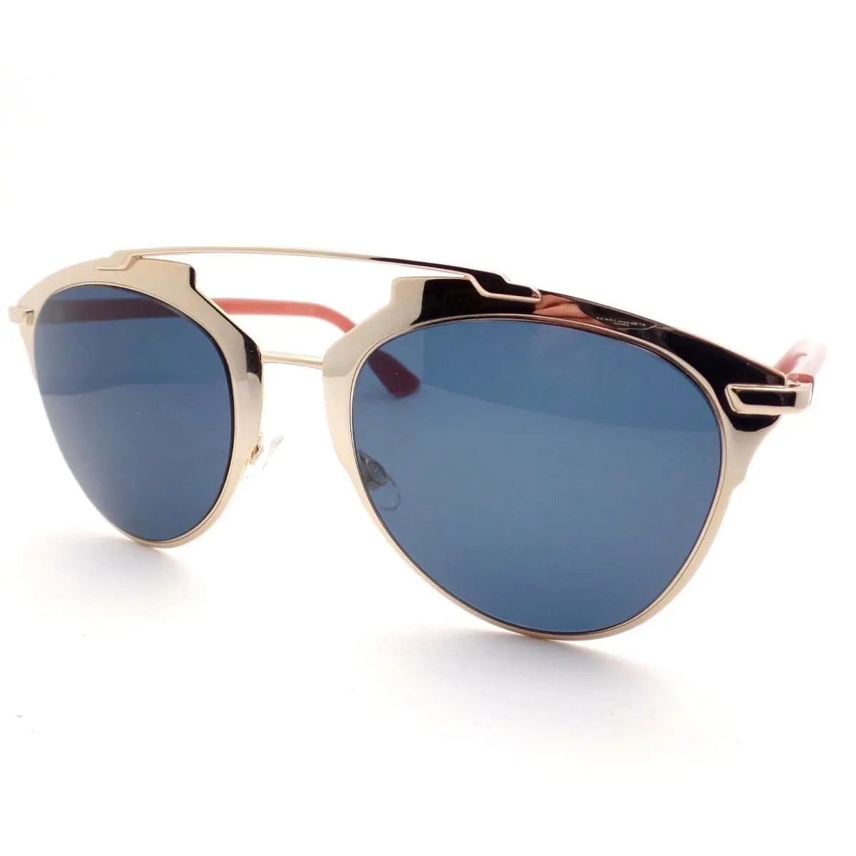 Christian  Reflected Tuz KU Rose Gold Blue Sunglasses by Dior