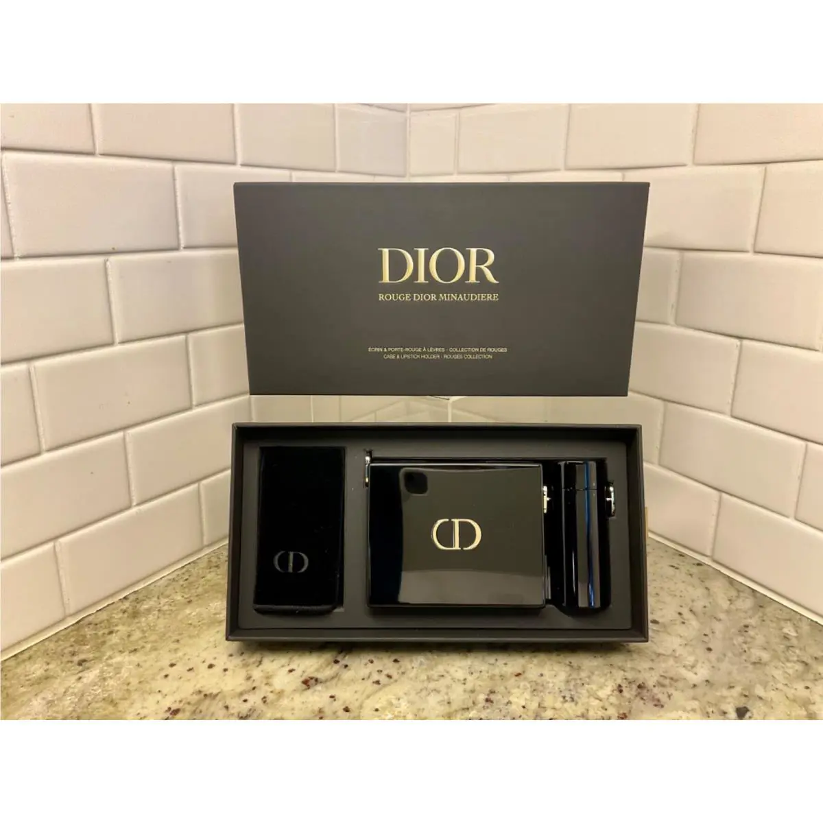 Dior Rouge Dior Minaudiere Rechargeable Refillable Lipstick Case