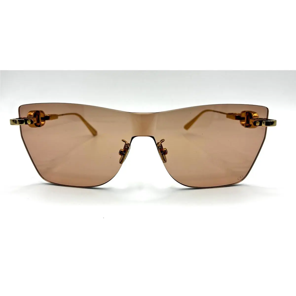 Christian Dior CD Chain M3U B0A5 Gold Sunglasses