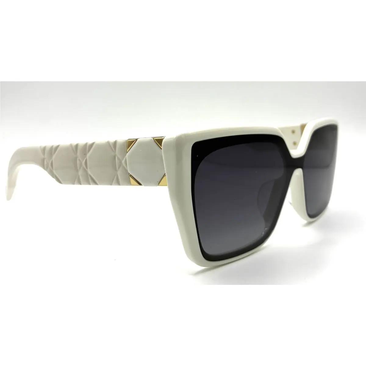 Christian Dior Lady 95.22 S2F 95A1 Butterfly White Sunglasses