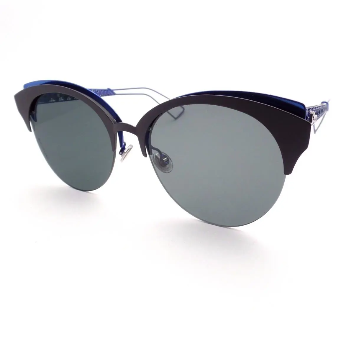 Christian  ama Club G5V 2K Matte Black Blue Sunglasses by Dior