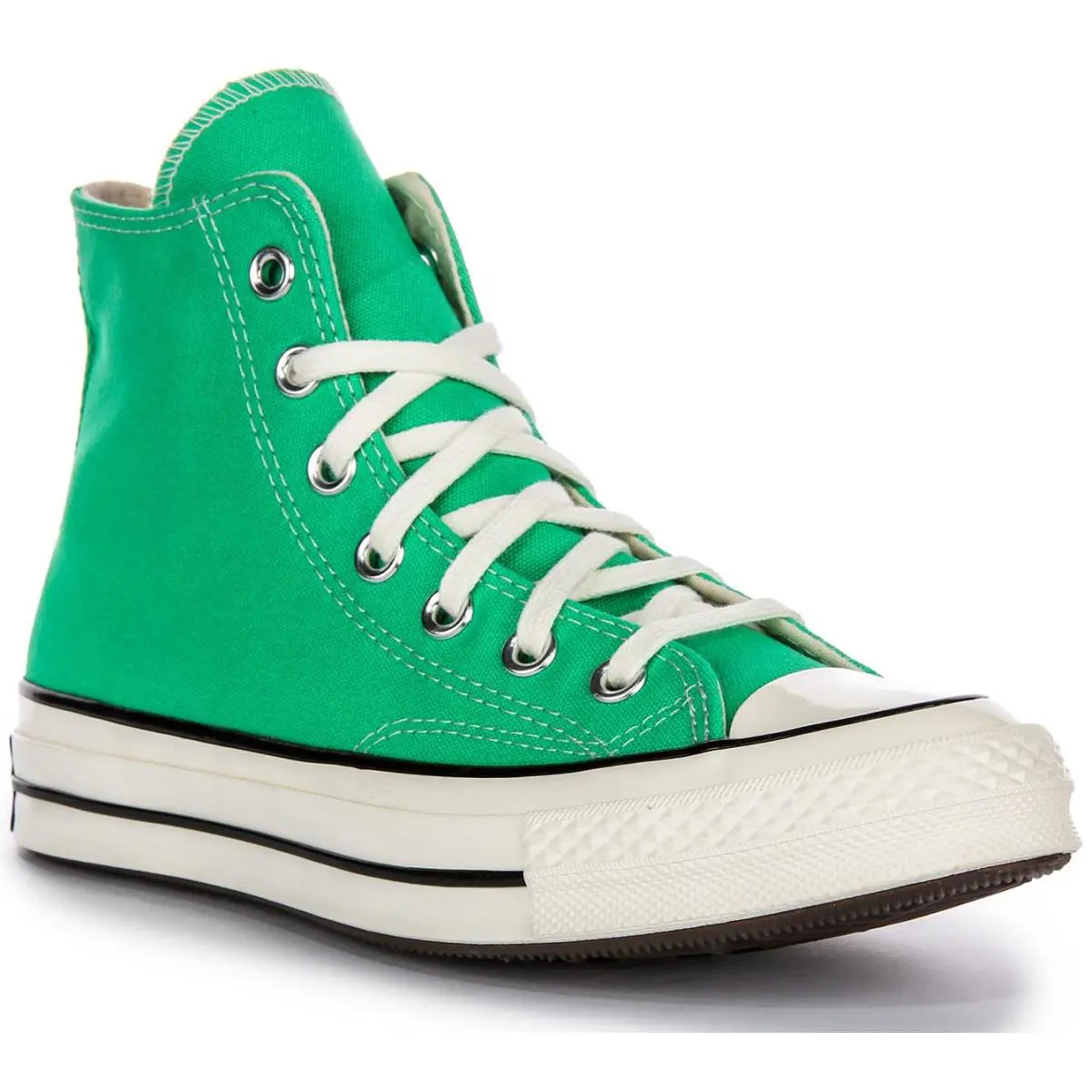 Converse A08613C Chuck 70 Vintage Canvas Hi Lace Up Trainer Green US 4 - 9 - GREEN