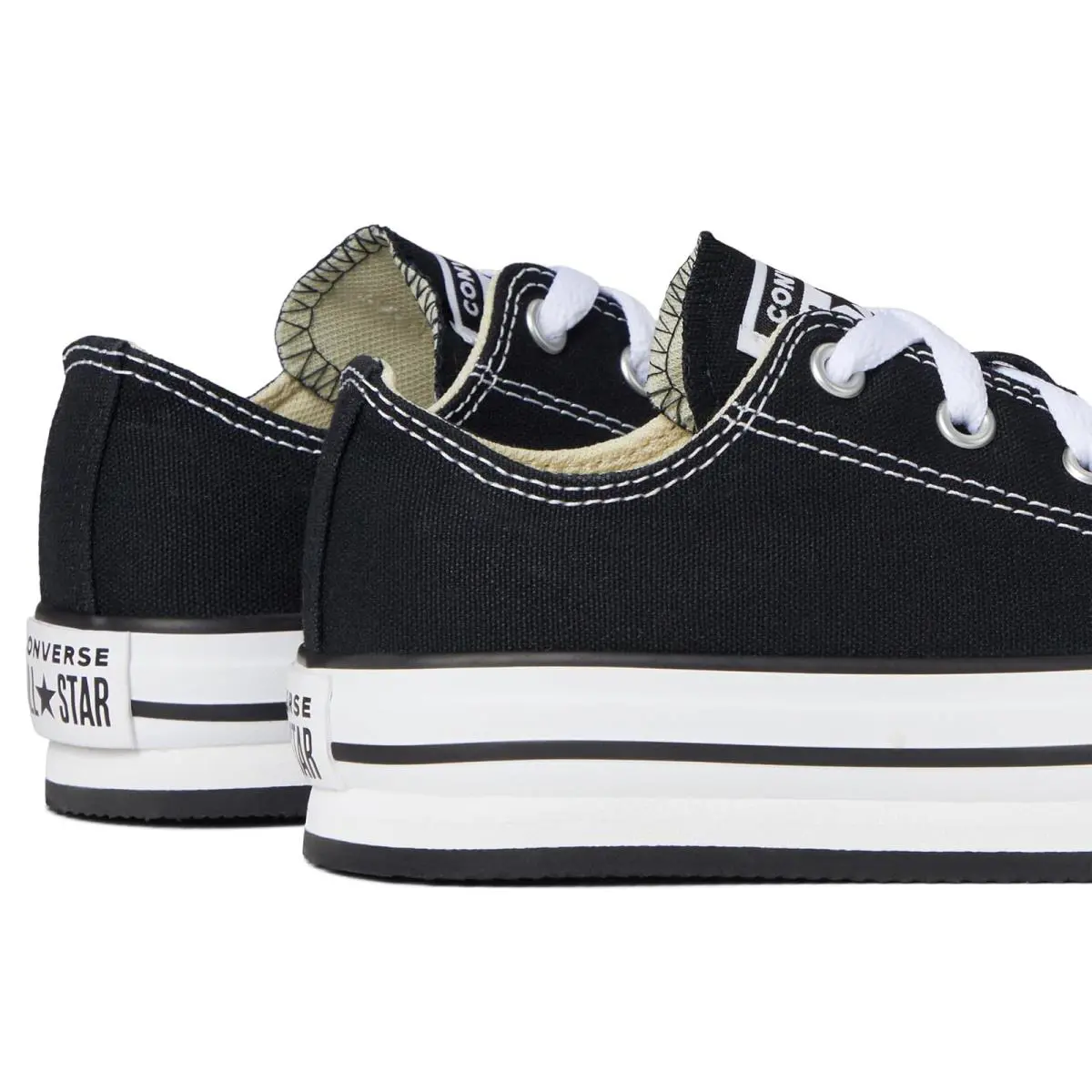 Converse shoes - Black/White/Black 18