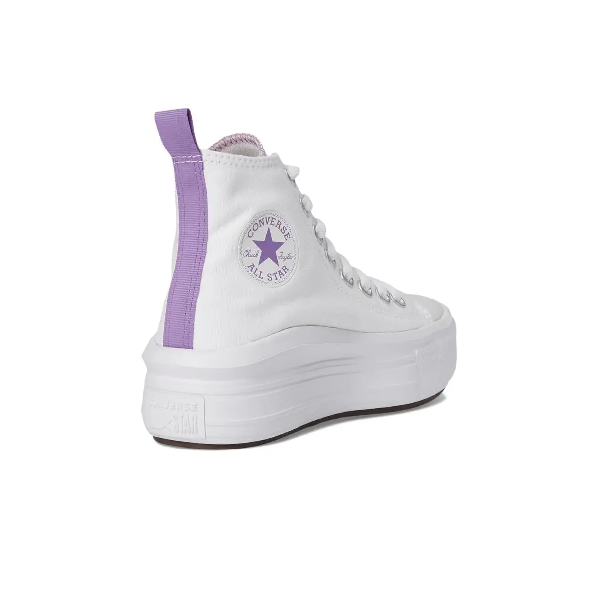 Converse shoes - White/Pixel Purple/White 3