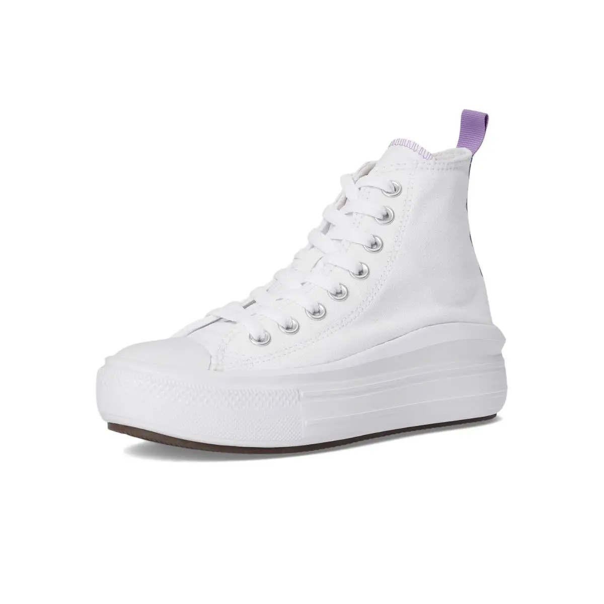 Converse shoes - White/Pixel Purple/White 5