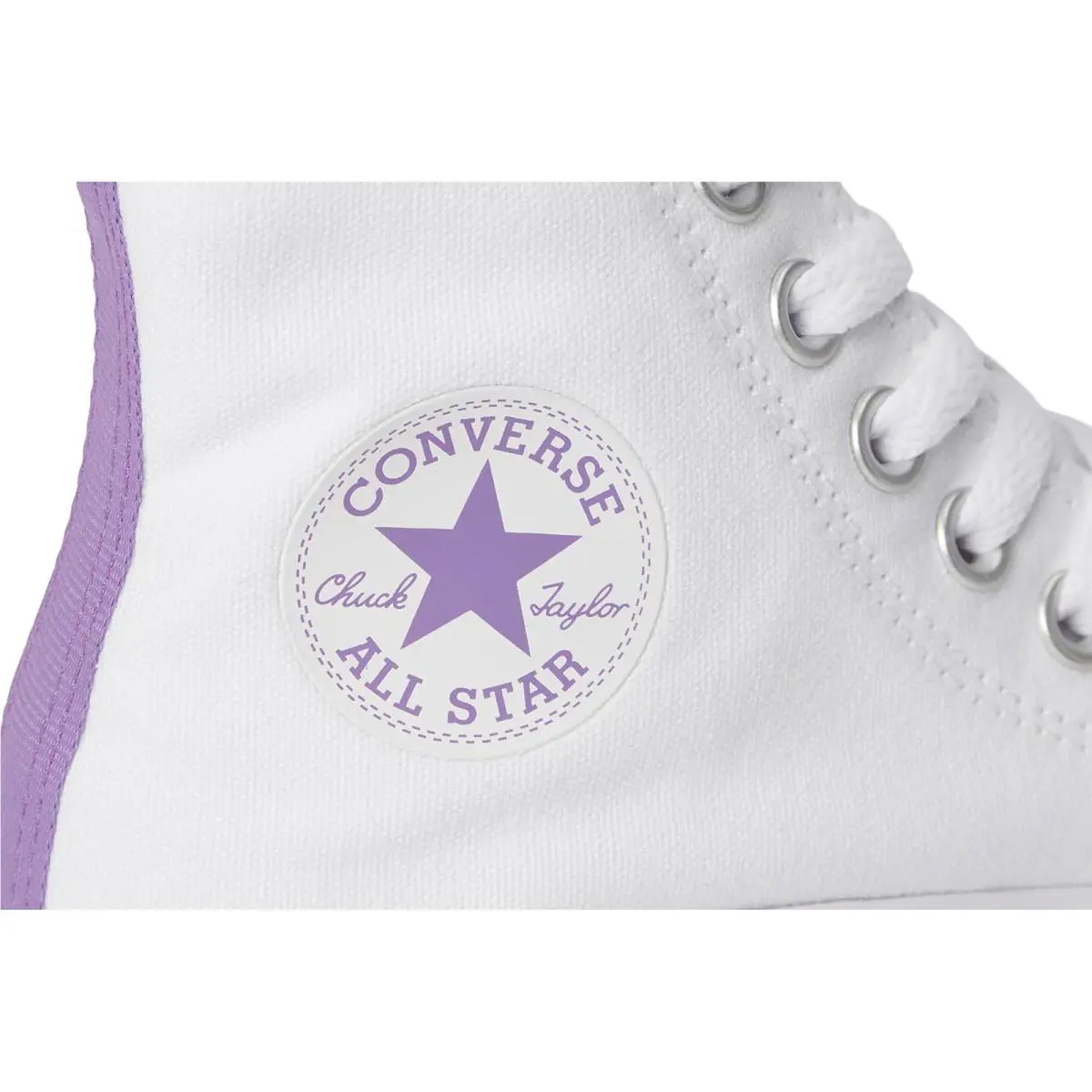 Converse shoes - White/Pixel Purple/White 4