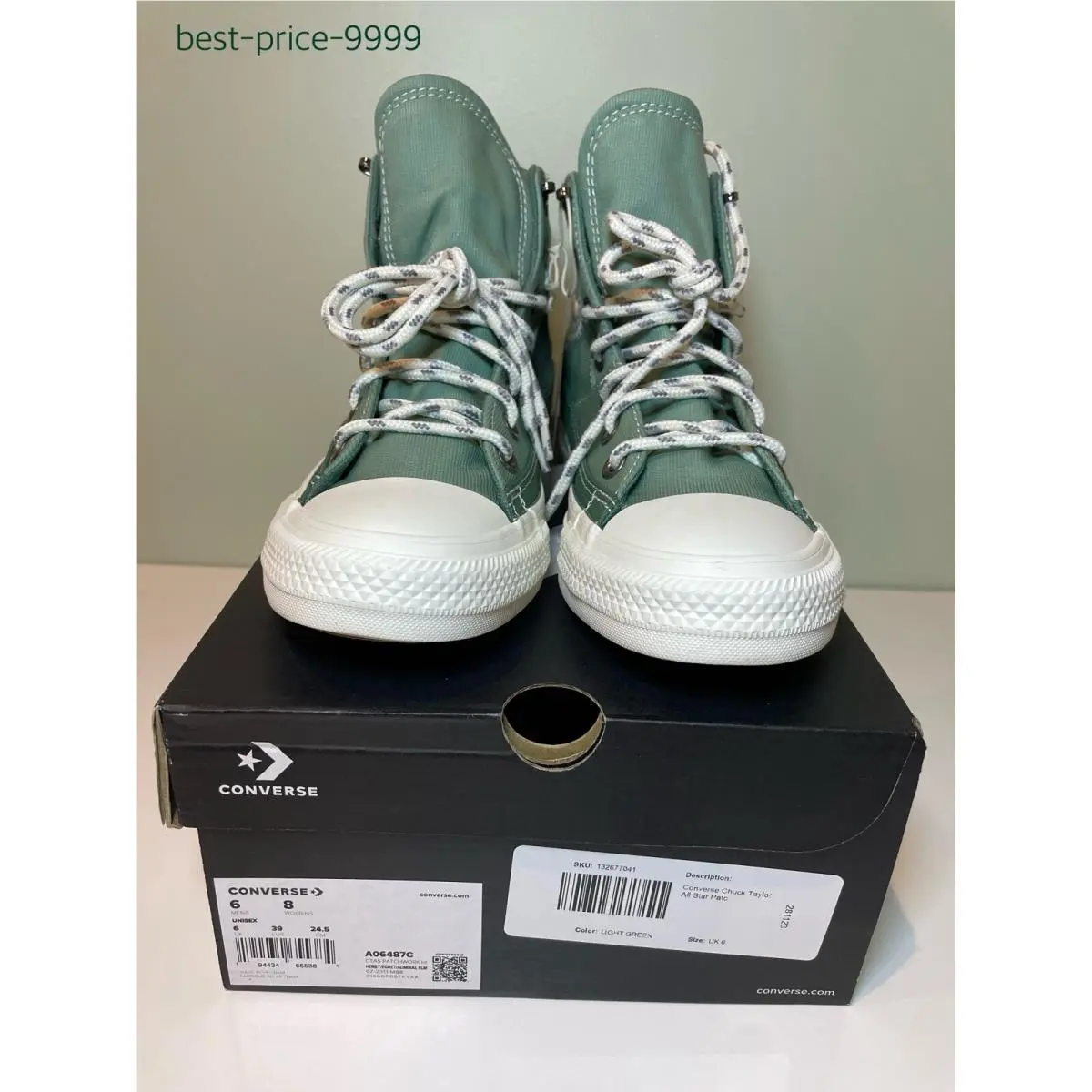 Converse shoes - Converse CTAS Patchwork - CTAS Patchwork - A06487C - Light Green 6