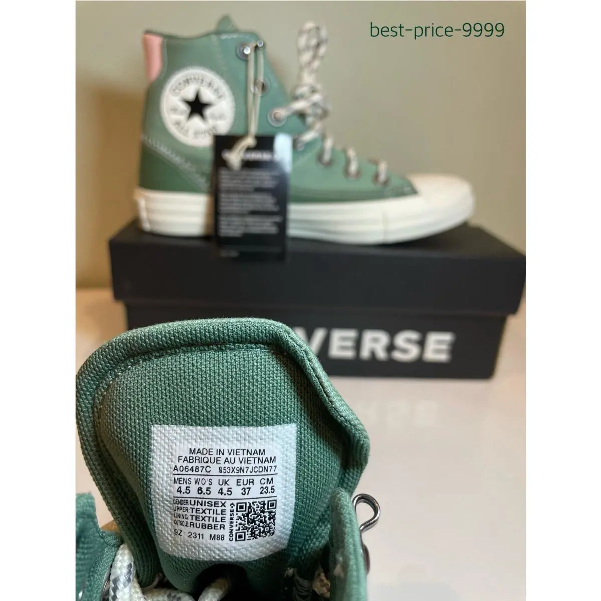 Converse shoes - Converse CTAS Patchwork - CTAS Patchwork - A06487C - Light Green 9