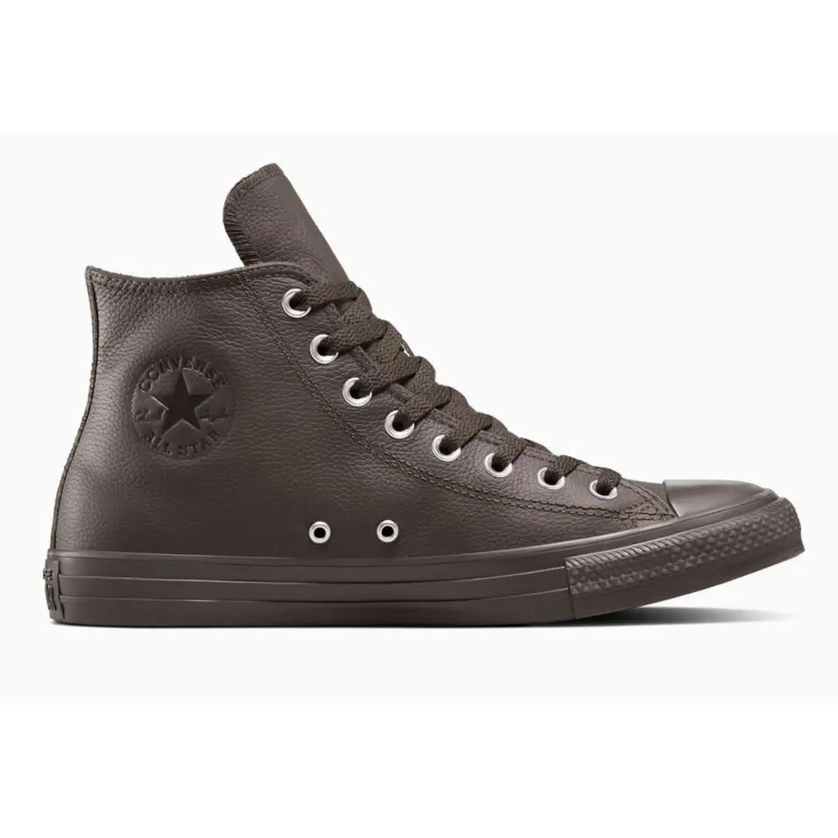 Men`s Chuck Taylor All Star Water-resistant Leather Fur Lining Brown by Converse