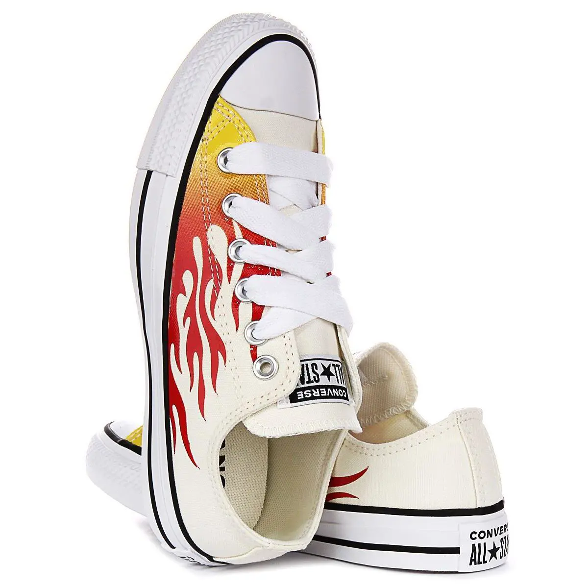 Converse shoes - WHITE RED 8