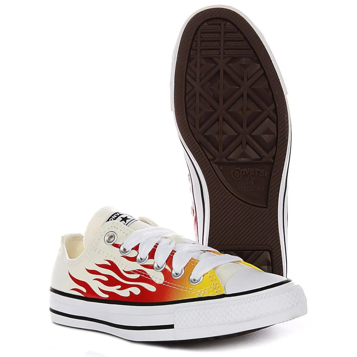 Converse shoes - WHITE RED 9