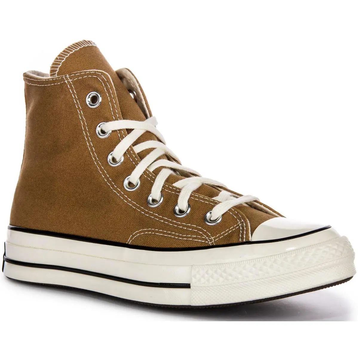 Converse A08616C Chuck 70 Vintage Canvas Hi Lace Up Trainer Tan US 4 - 9 - TAN