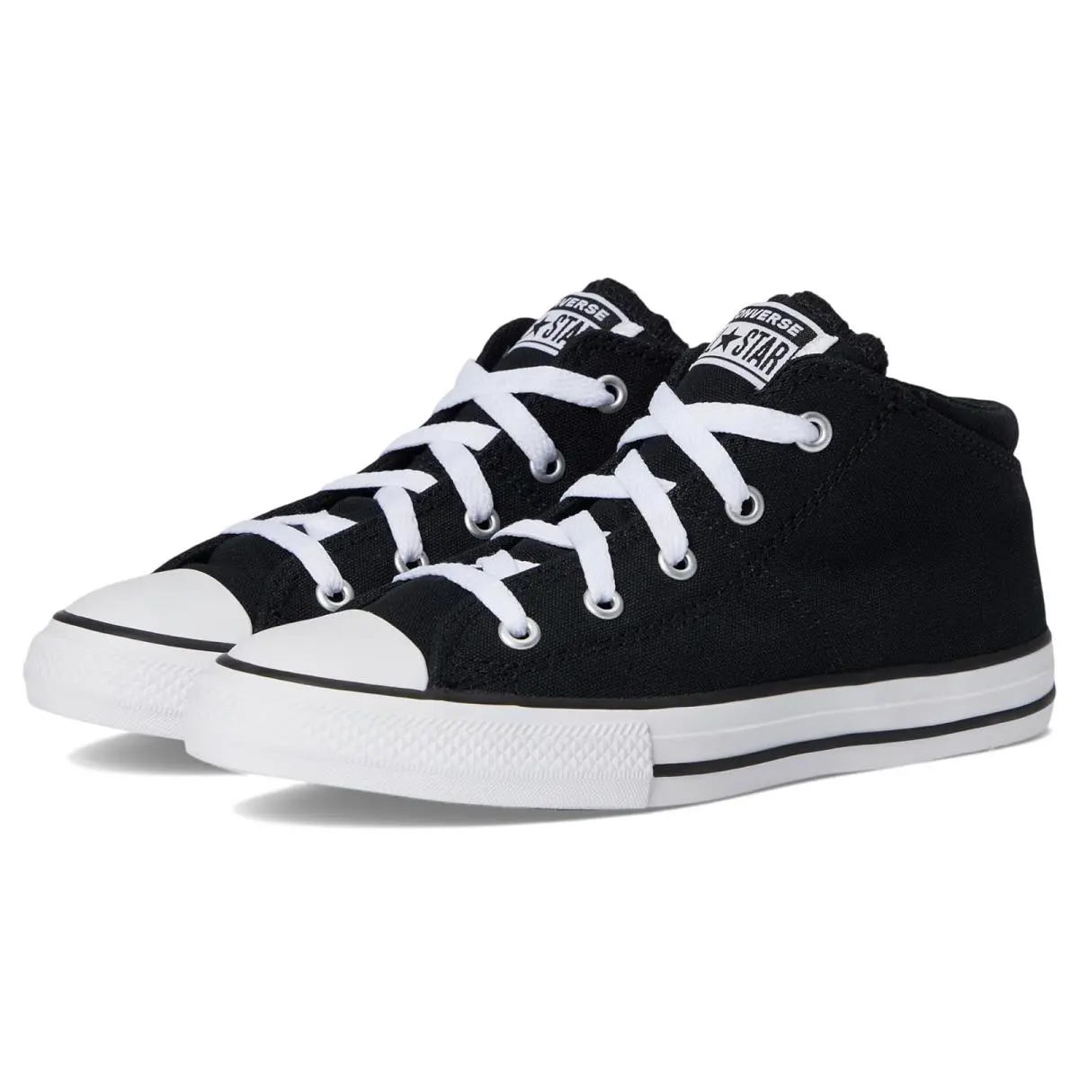 Boy`s Shoes Converse Kids Chuck Taylor All Star Madison Little Kid - Black/White/Black