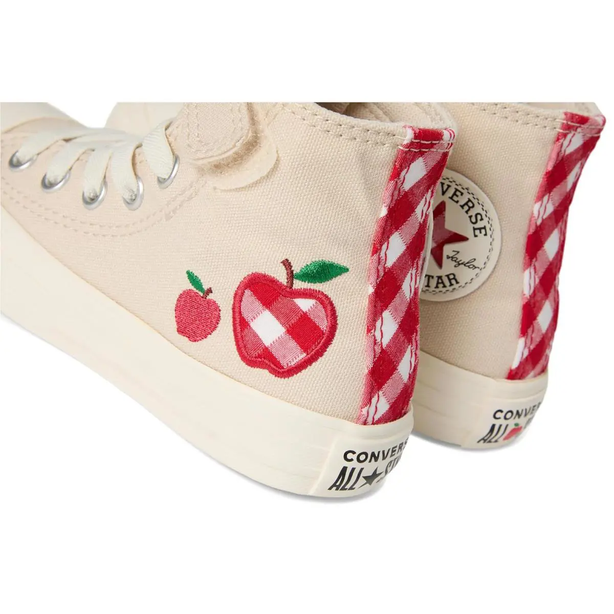 Converse shoes - Light Dune/Egret/Red 4
