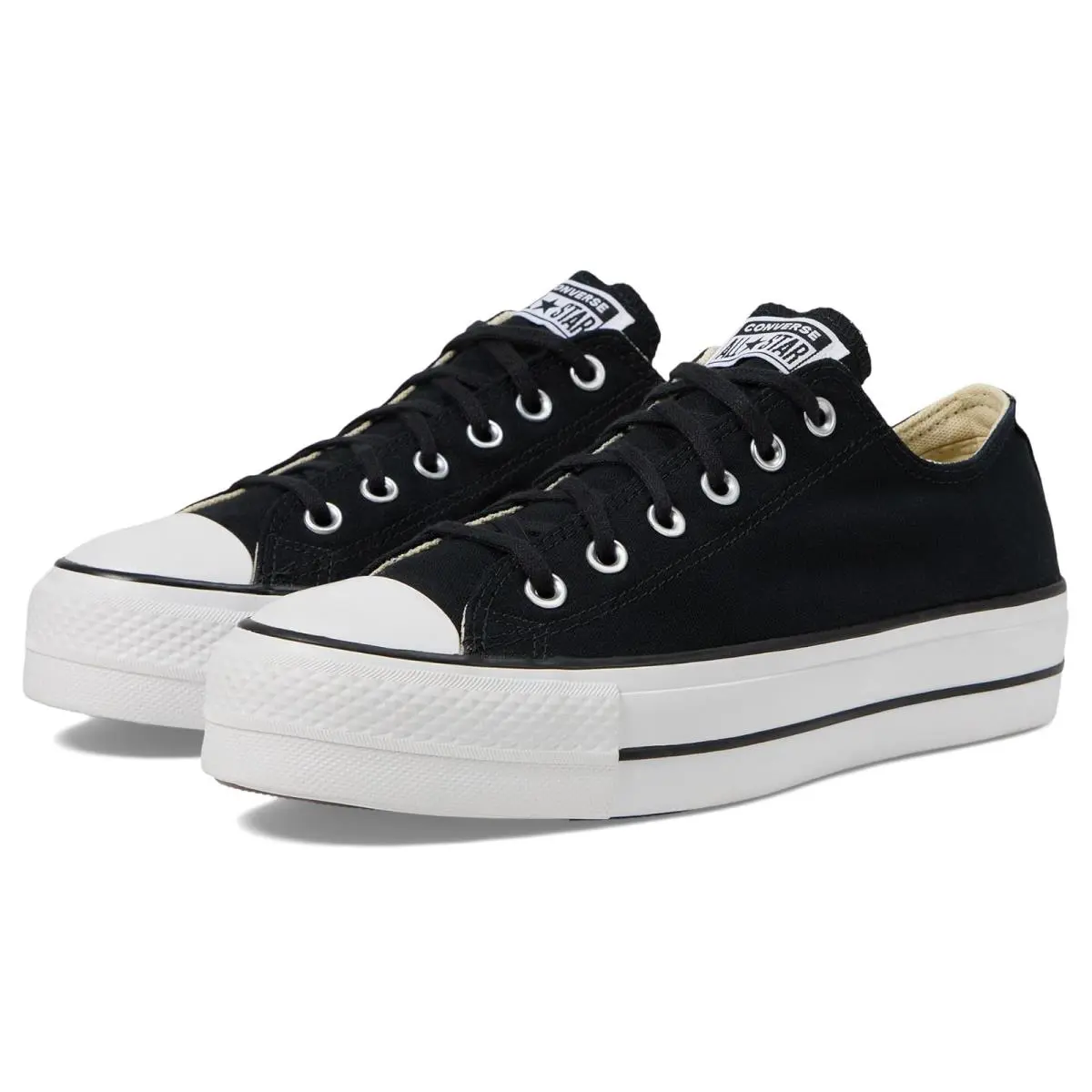 Converse shoes - Black/White/White 5