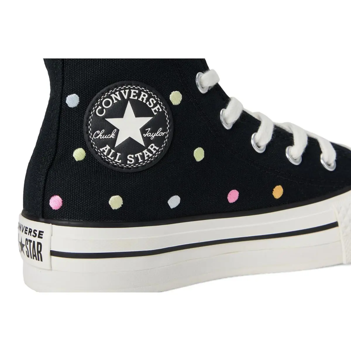 Converse shoes - Black/Vintage White/Egret 4