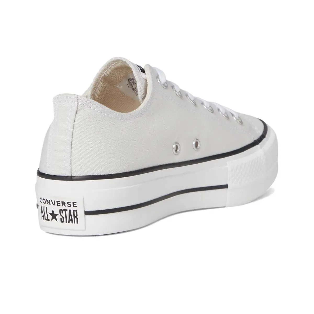 Converse shoes - Barely Grey/White/Black 3