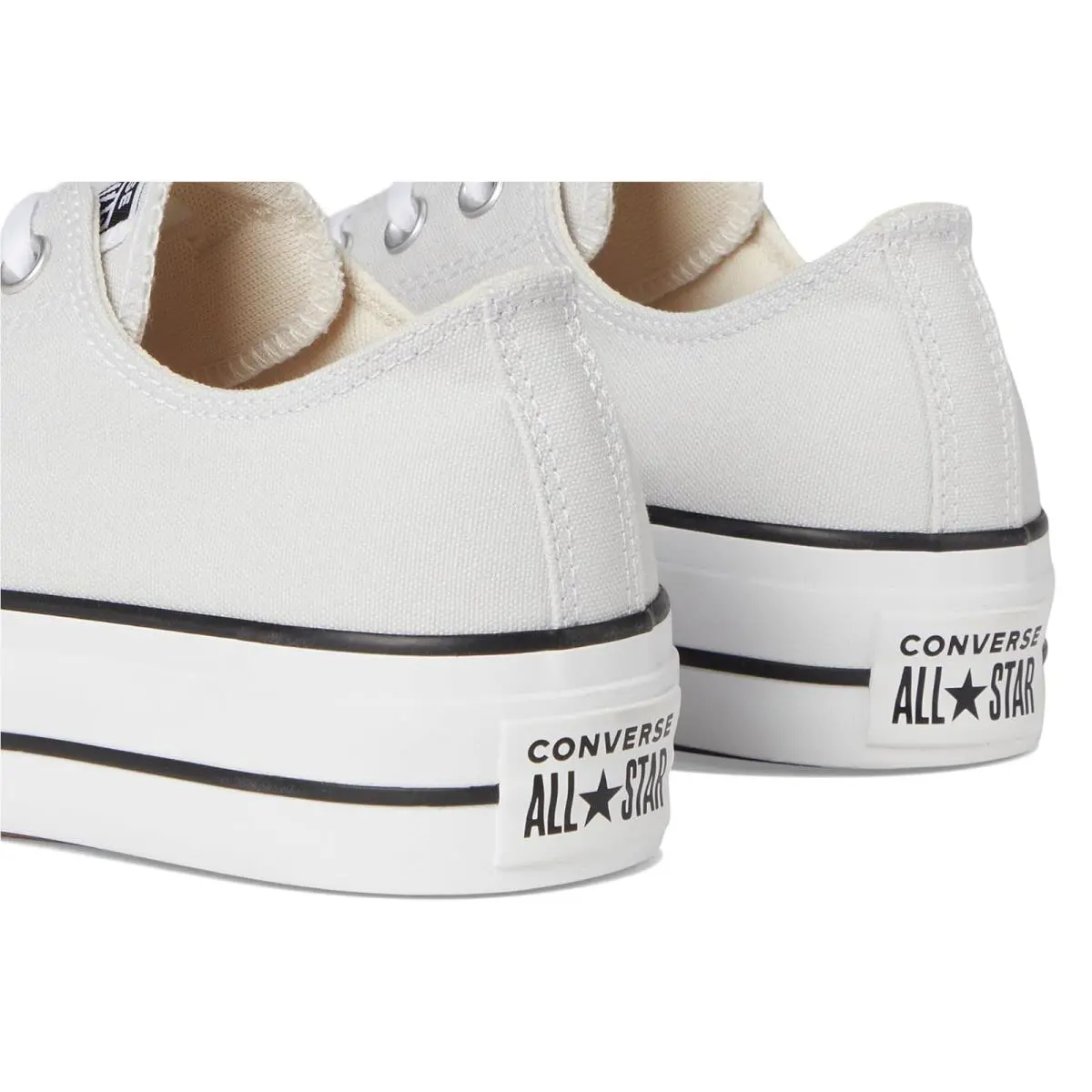 Converse shoes - Barely Grey/White/Black 4