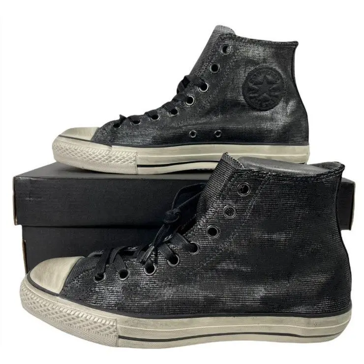Converse John Varvatos JV Chuck Taylor Sneaker Black Silver 150175C Men`s 6