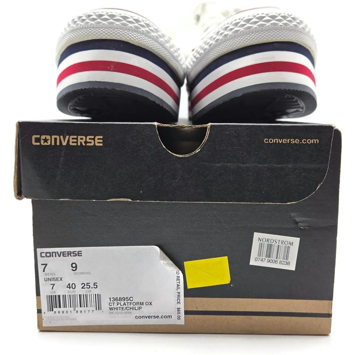 Converse shoes - Canvas Platform - Canvas Platform - 136895C - White 19