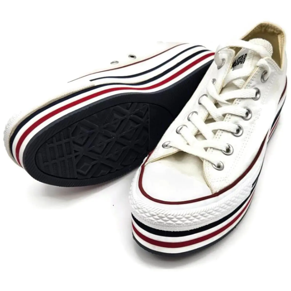 Converse shoes - Canvas Platform - Canvas Platform - 136895C - White 1