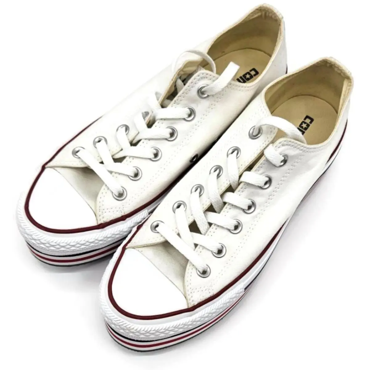 Converse shoes - Canvas Platform - Canvas Platform - 136895C - White 2