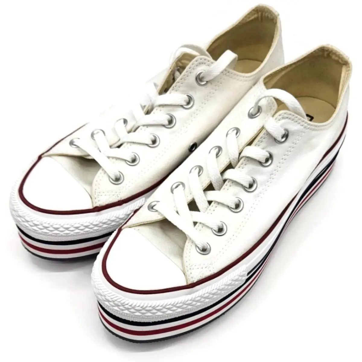Converse shoes - Canvas Platform - Canvas Platform - 136895C - White 3