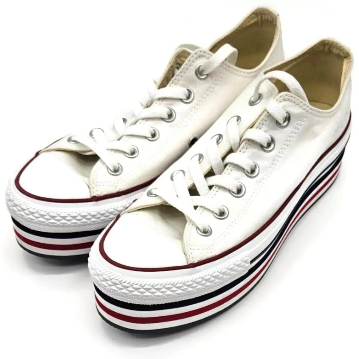 Converse shoes - Canvas Platform - Canvas Platform - 136895C - White 4