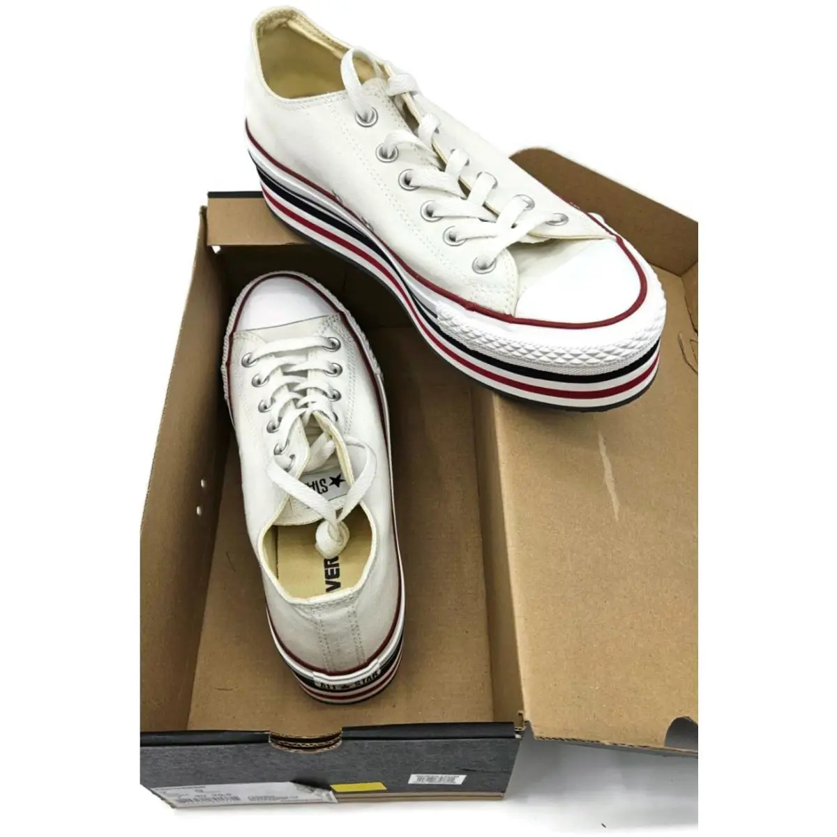 Converse shoes - Canvas Platform - Canvas Platform - 136895C - White 13
