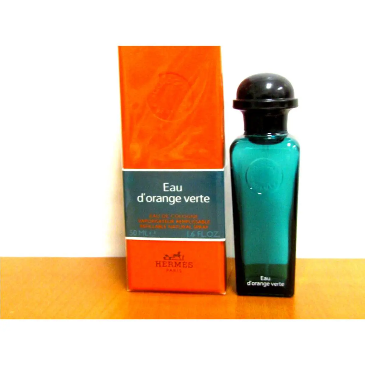 Eau D`orange Verte Refillable Hermes Men Perfume 1.6oz/50ml Eau De Cologne Spray