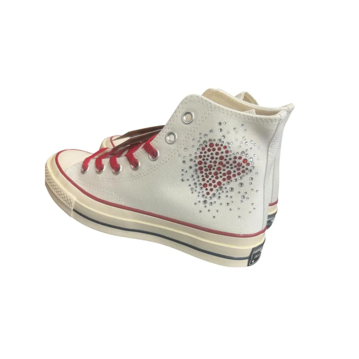 Converse shoes - Chuck 70 Canvas LTD Hi - AA02103C - Red Heart Crystals (UPC: 194433509176) 10