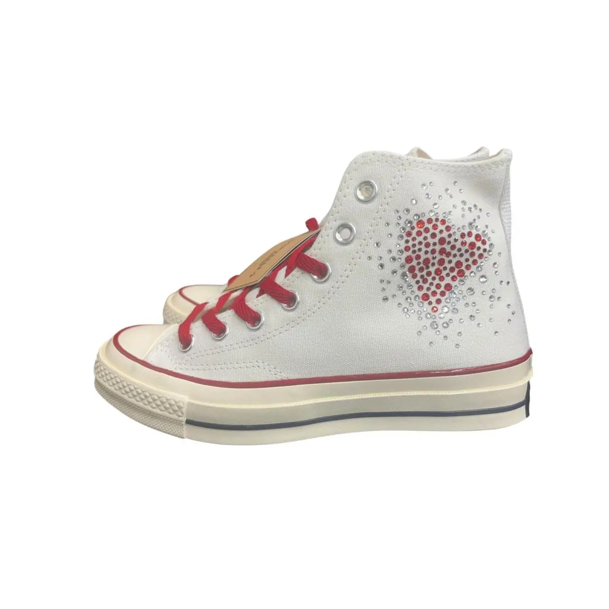 Converse shoes - Chuck 70 Canvas LTD Hi - AA02103C - Red Heart Crystals (UPC: 194433509176) 0