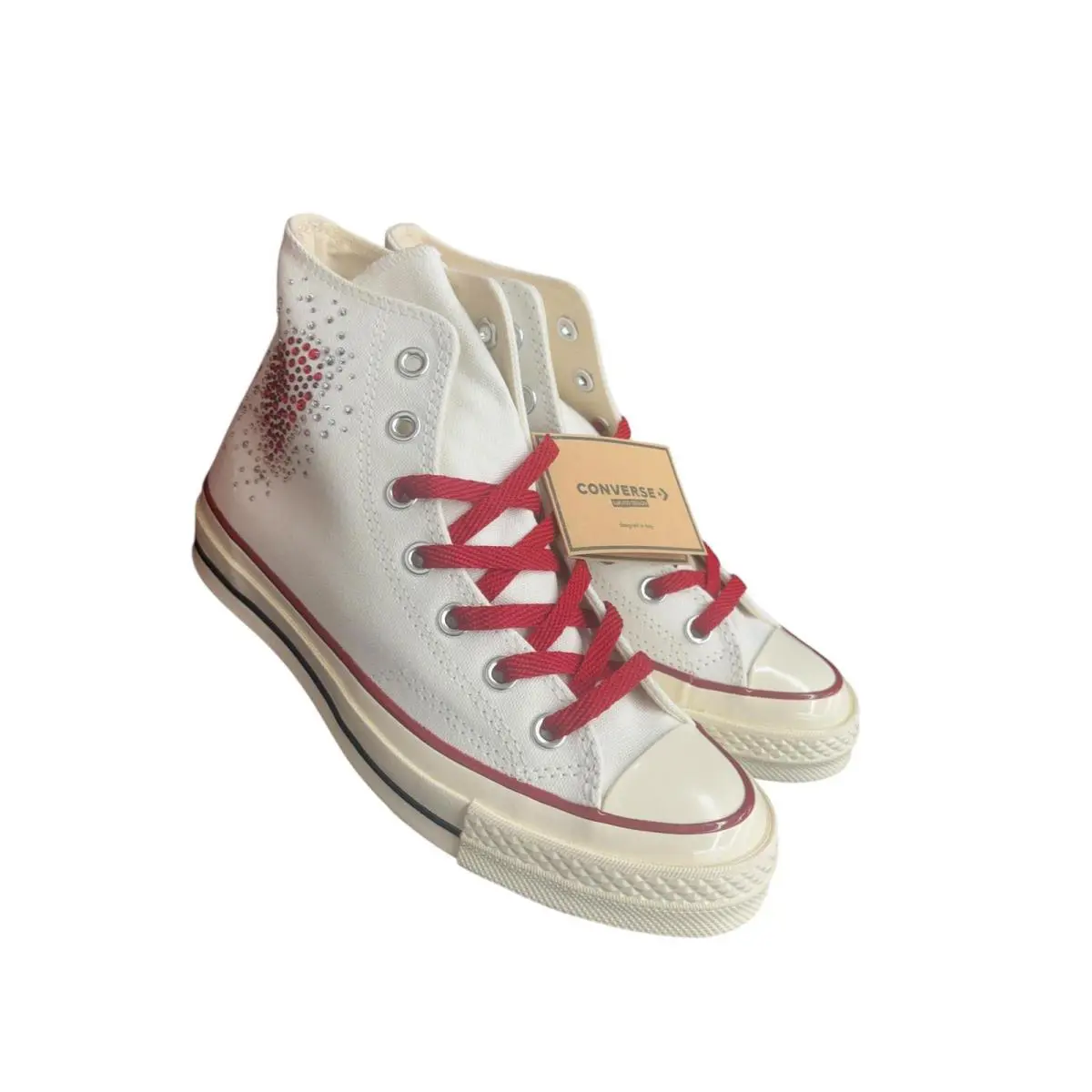Converse shoes - Chuck 70 Canvas LTD Hi - AA02103C - Red Heart Crystals (UPC: 194433509176) 3
