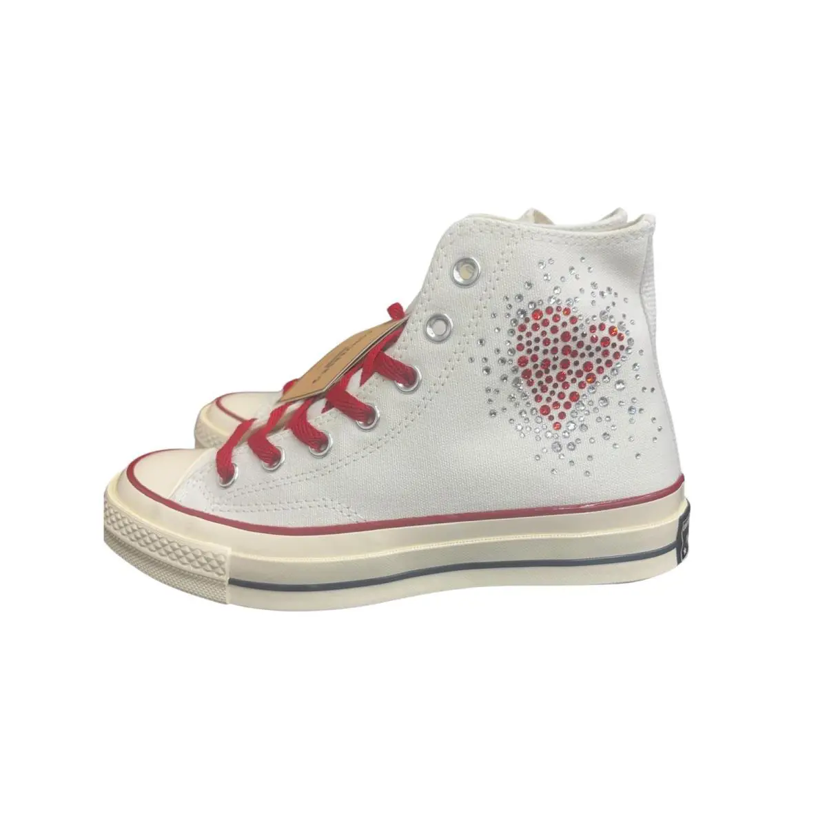 Converse shoes - Chuck 70 Canvas LTD Hi - AA02103C - Red Heart Crystals (UPC: 194433509176) 4