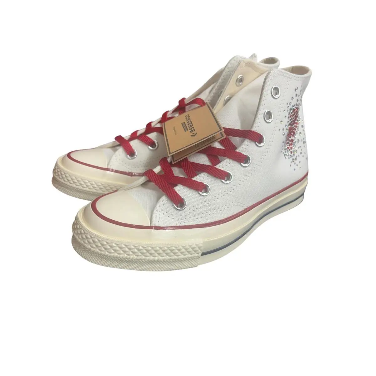 Converse shoes - Chuck 70 Canvas LTD Hi - AA02103C - Red Heart Crystals (UPC: 194433509176) 6