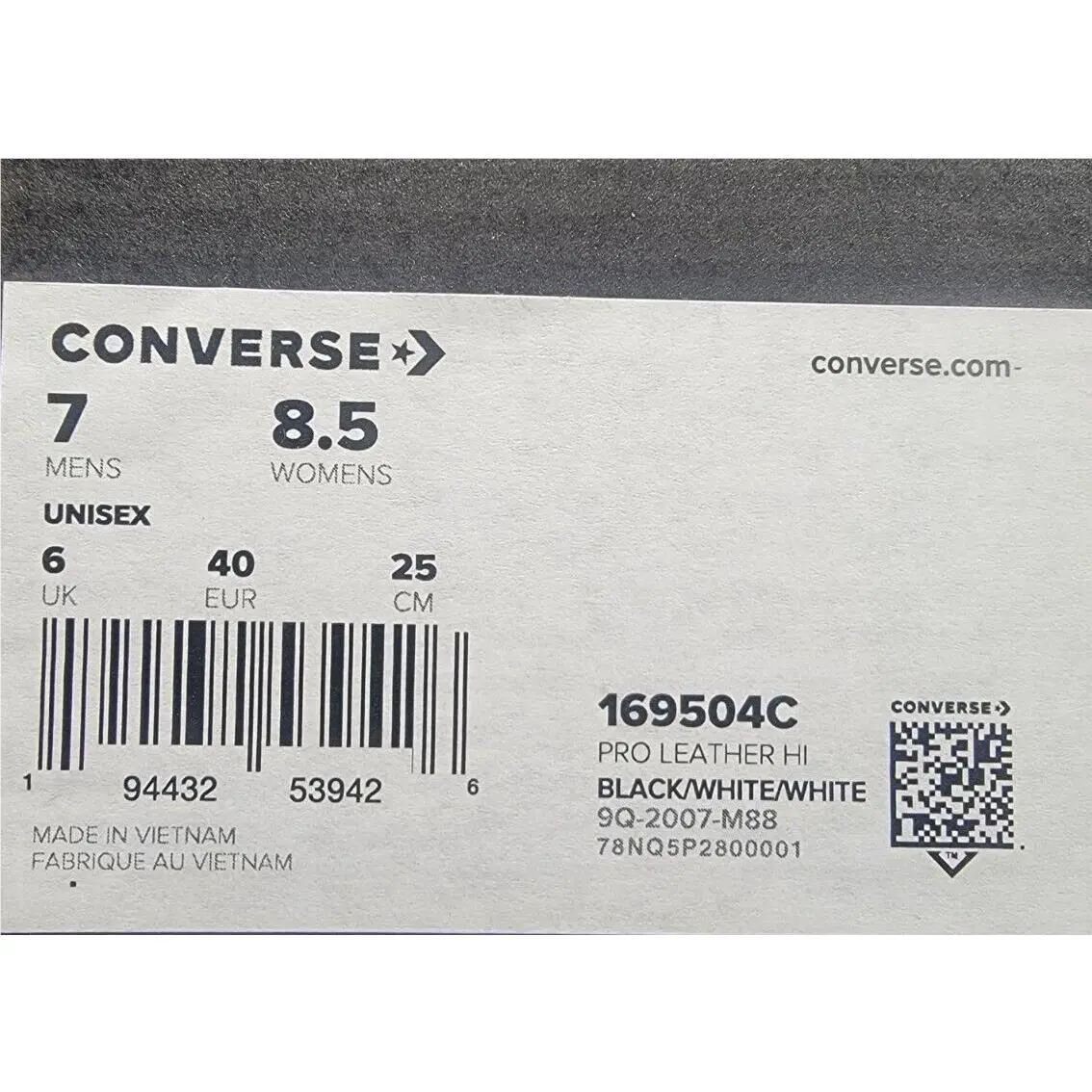 Converse shoes - Converse Pro Leather High - Pro Leather High - 169504c - Black 5