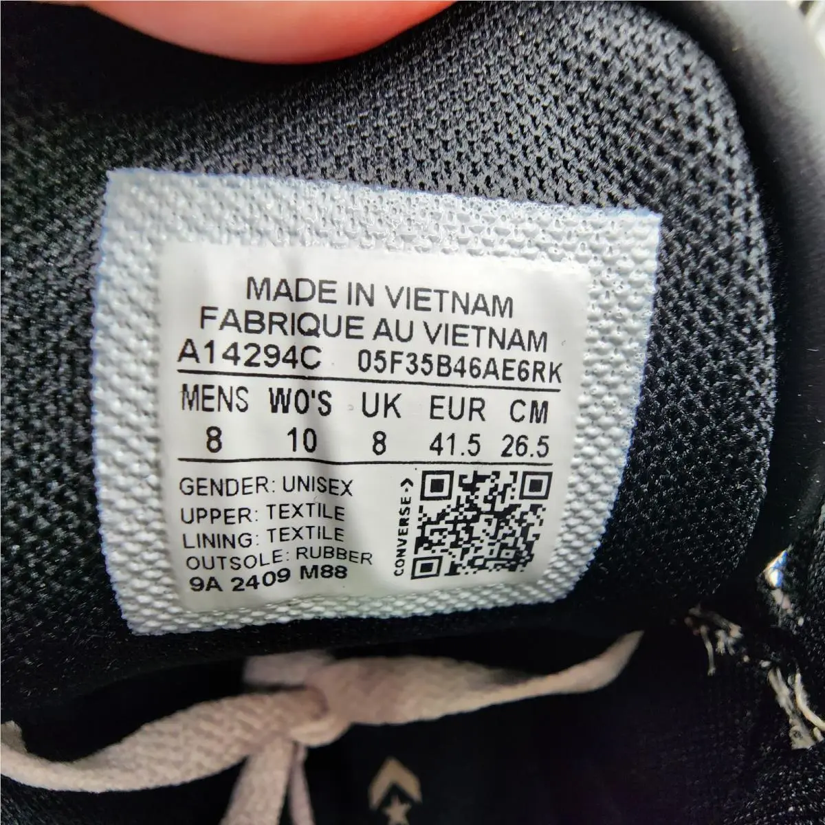 Converse shoes - Converse CTAS Hi - CTAS - A16470C - Grey/Black/White (UPC: 194435603674) 6