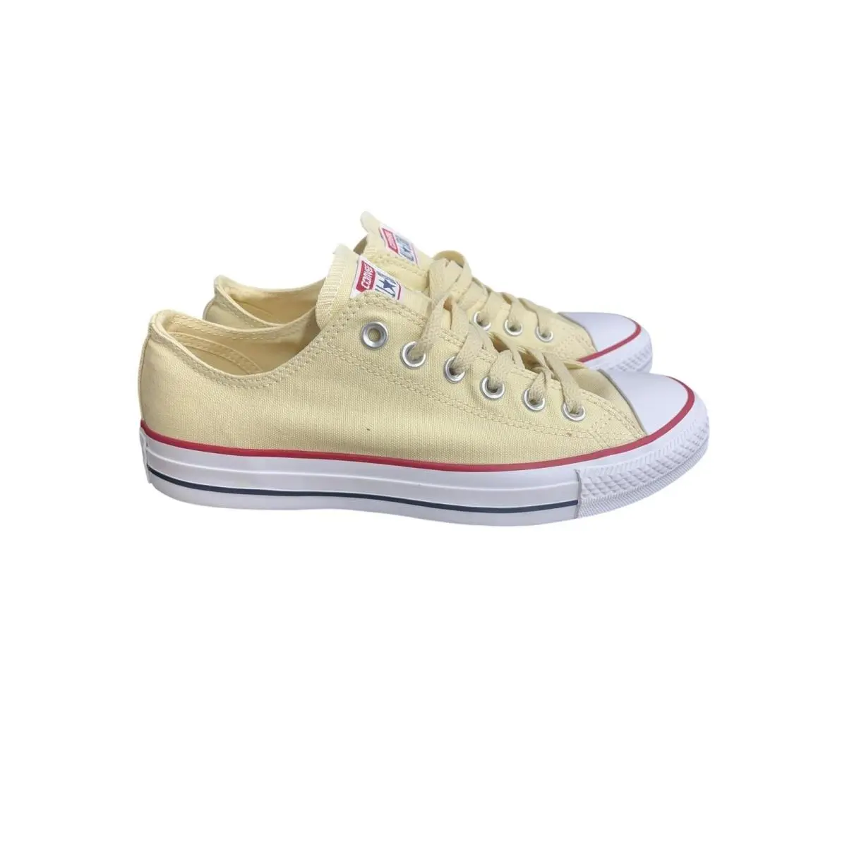 Converse Unisex Chuck Taylor All Star Low Top Beige-yellow Sneakers - 6M