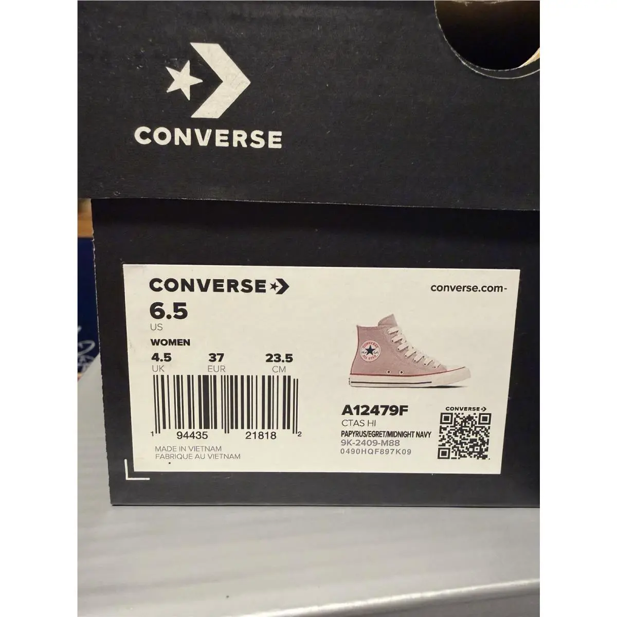 Converse shoes - Converse Chuck Taylor All Star - A12479F - Ivory 4
