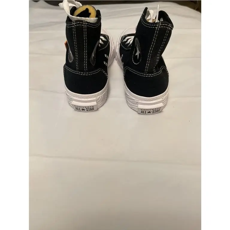 Converse All Star High Top Black Sneakers - Kid`s Size 4 W47