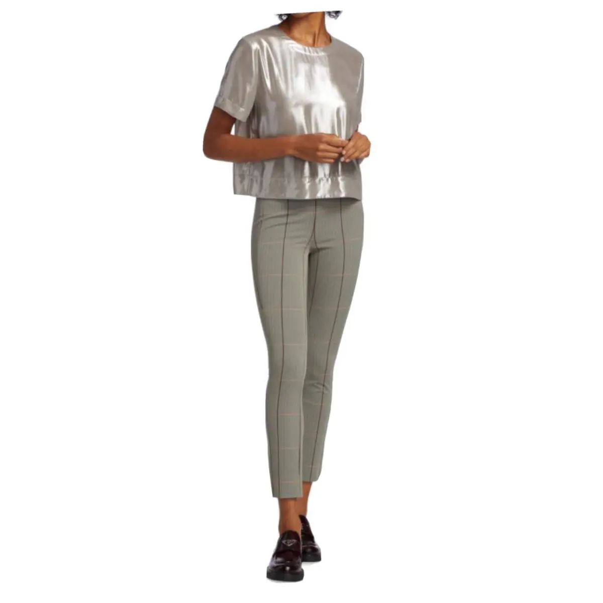 Rag Bone Simone Plaid Pants Size 4