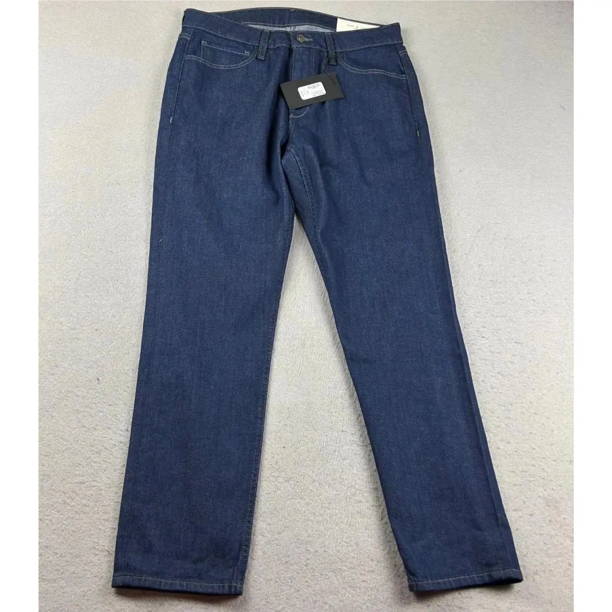 Rag Bone Jeans Mens 32X30 Blue Denim Mid Rise RB 3 Athletic Fit Straight