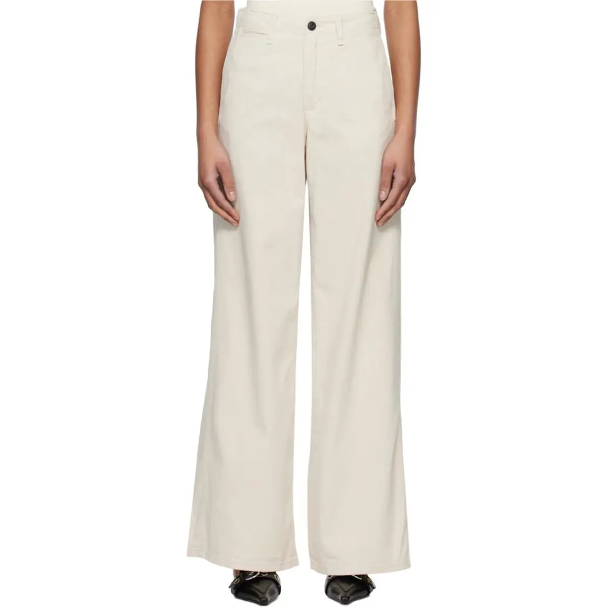 Rag Bone Sofie Wide-leg Cotton Chino Pants NWT$275 Size 0