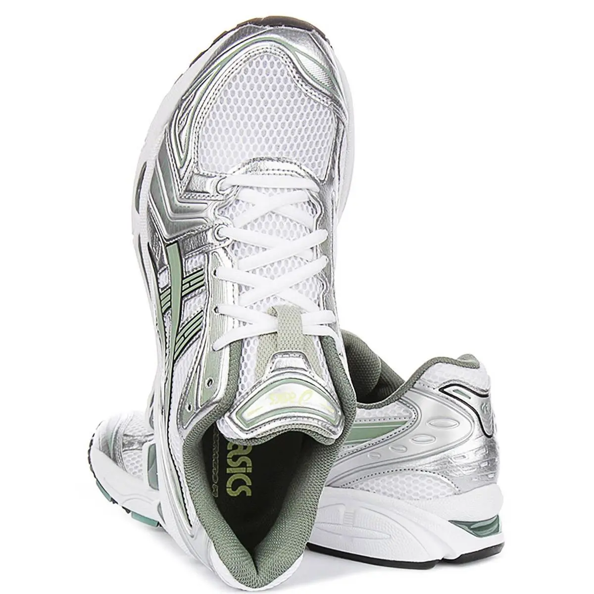 Asics shoes - White Green 14