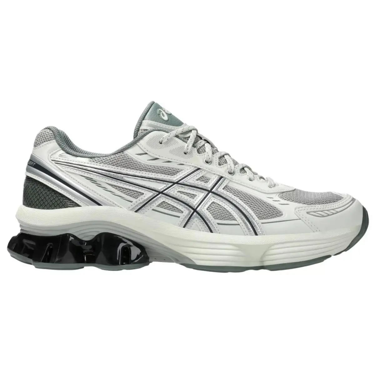 Asics Gel Kinetic Fluent Seal Grey Pure Silver Men`s Size 9 - Gray